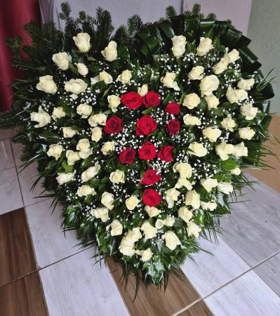 Szív oázis koszorú