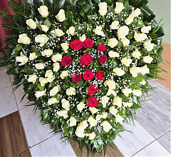 Szív oázis koszorú